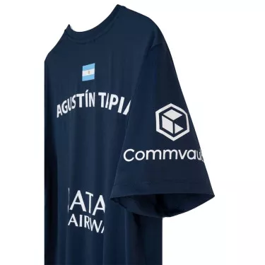 T-shirt Nox AT10 Agustín Tapia 2026 Bleu marine
