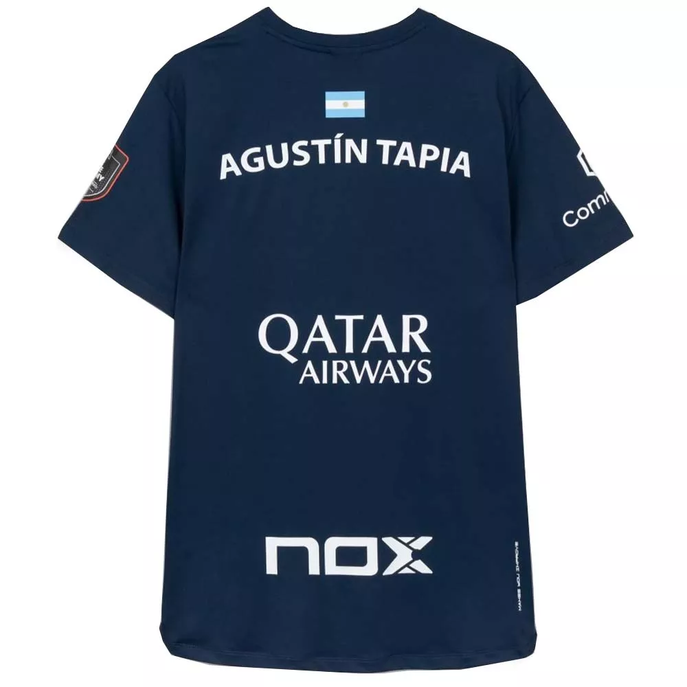 T-shirt Nox AT10 Agustín Tapia 2026 Bleu marine