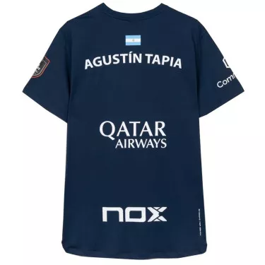 T-shirt Nox AT10 Agustín Tapia 2026 Bleu marine