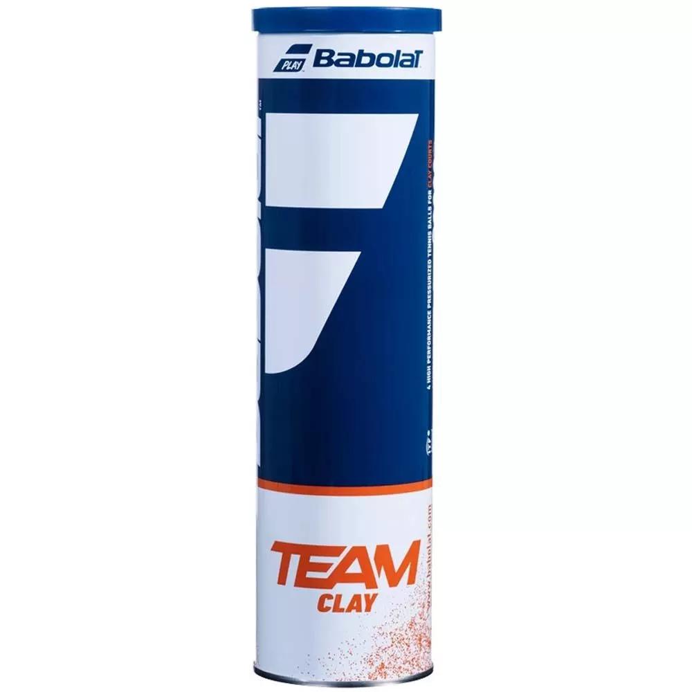 Tube de 4 balles Babolat Team Clay