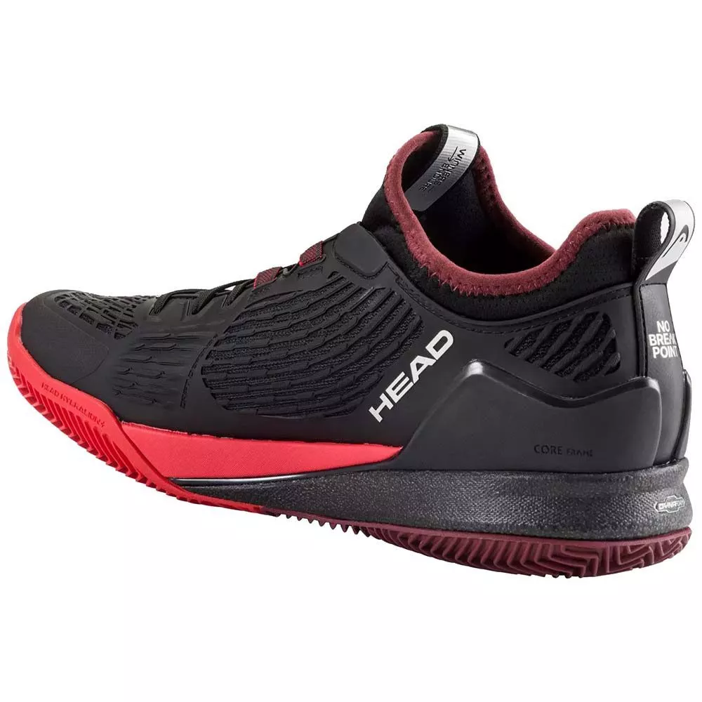 Head Endure Pro Tennisschoenen Gravel Zwart / Rood