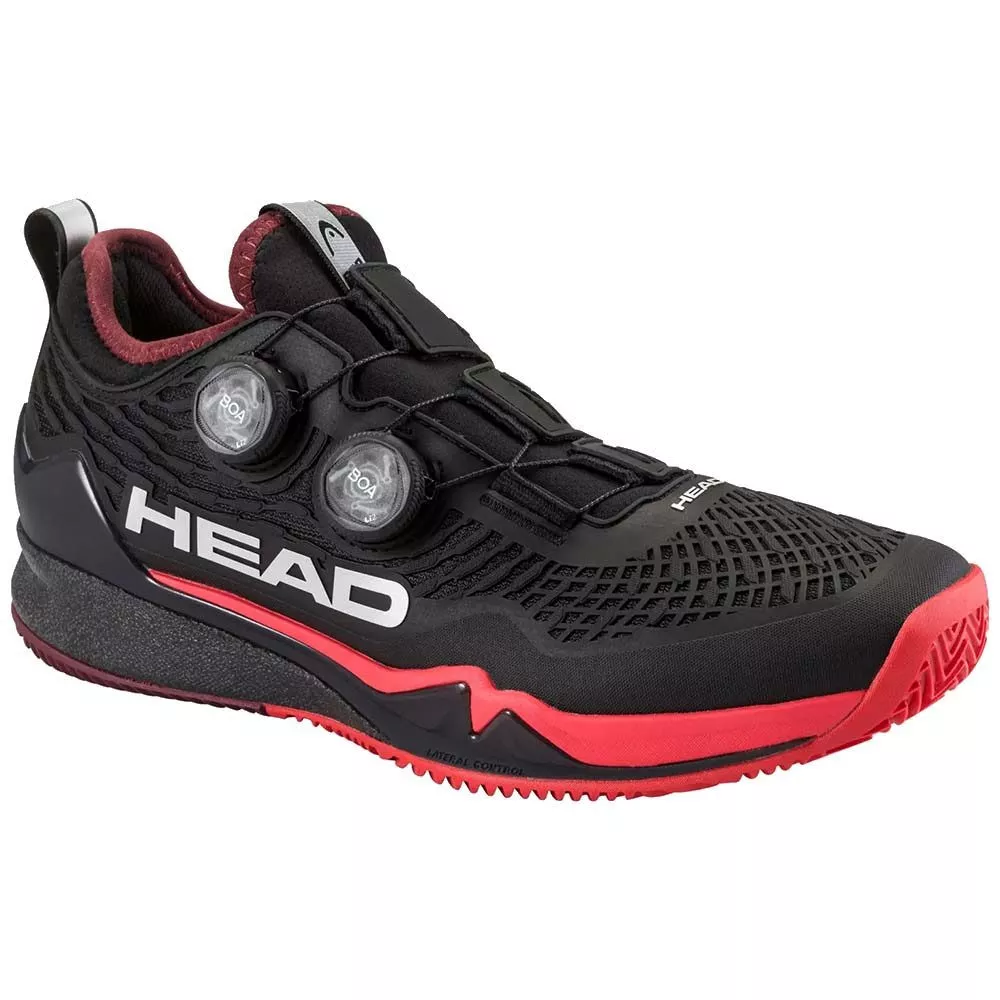Head Endure Pro BOA Gravel Tennisschoenen Zwart / Rood