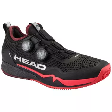 Head Endure Pro BOA Gravel Tennisschoenen Zwart / Rood