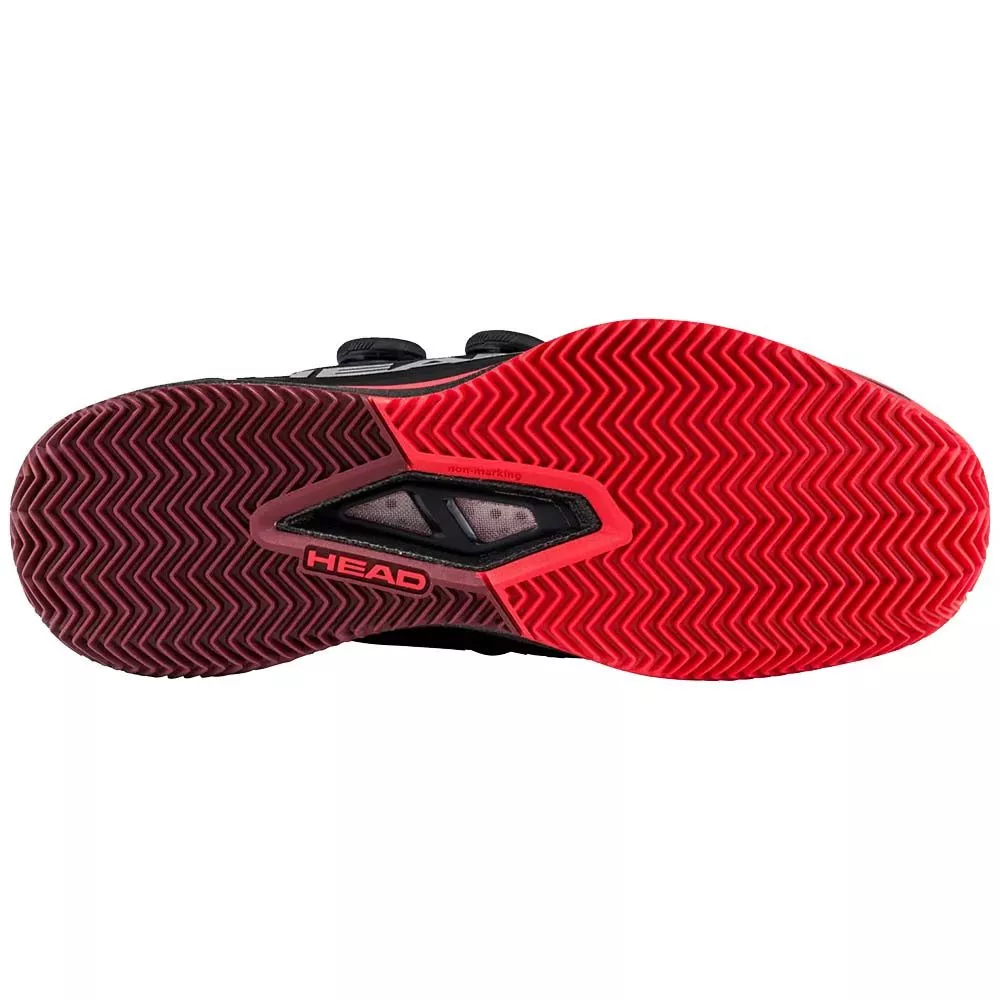 Head Endure Pro BOA Gravel Tennisschoenen Zwart / Rood