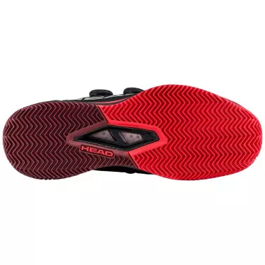 Head Endure Pro BOA Gravel Tennisschoenen Zwart / Rood