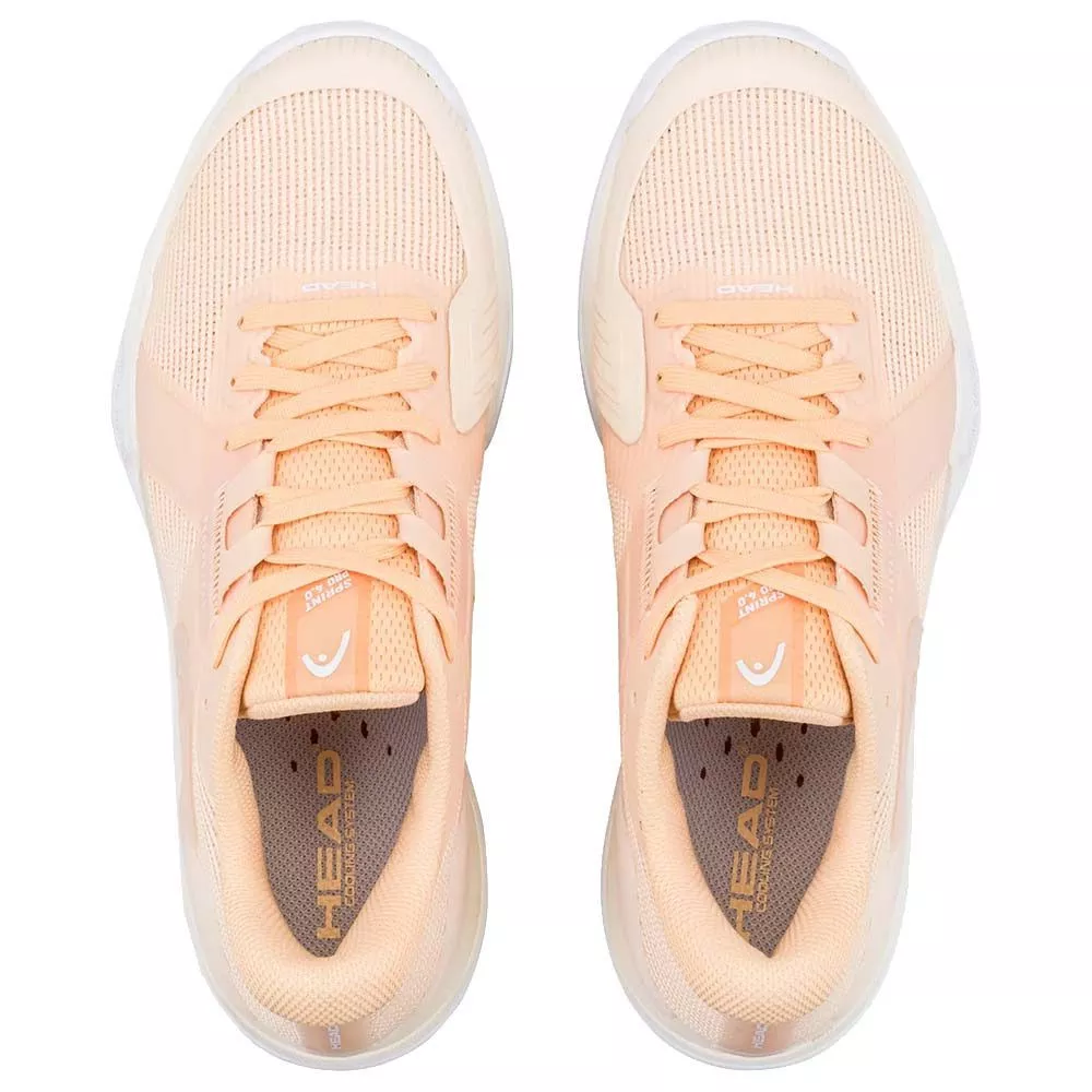 Chaussures Head Sprint Pro 4.0 Femme Pêche / Blanc