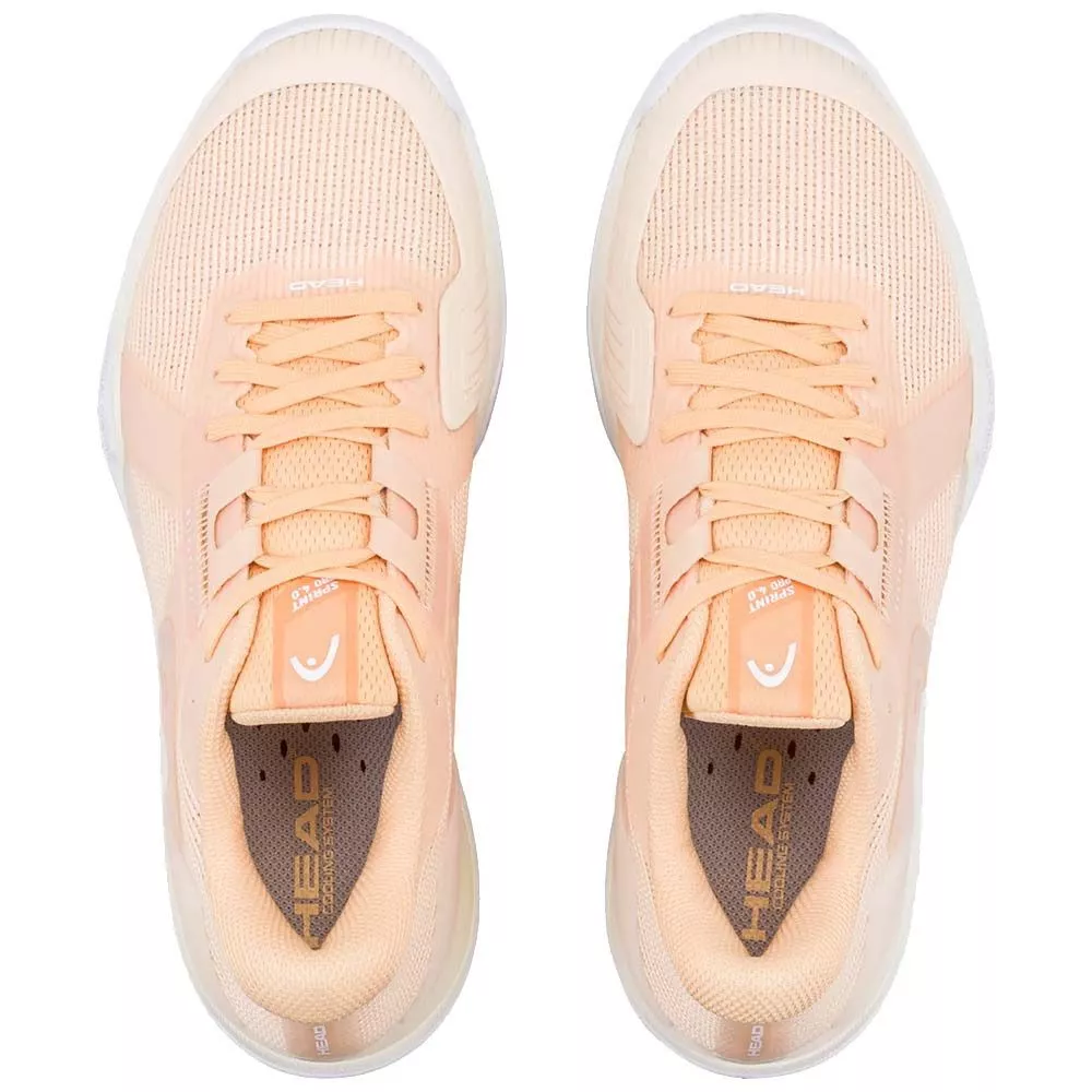 Chaussures Head Sprint Pro 4.0 Femme  Terre battue Pêche / Blanc