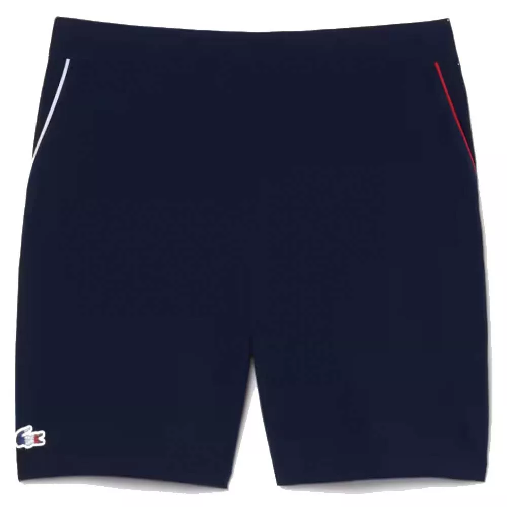Lacoste Tennisshort Frans Team Marineblauw