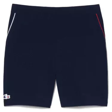 Lacoste Tennisshort Frans Team Marineblauw