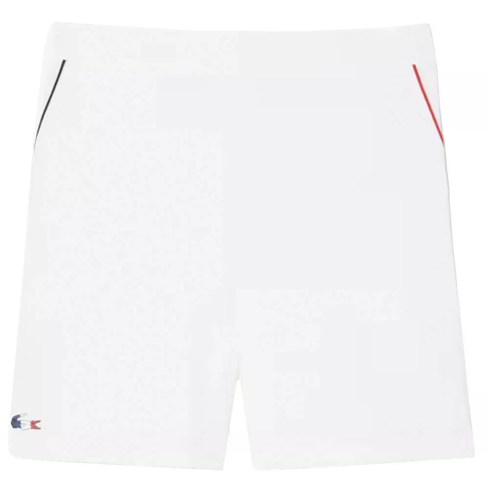 Lacoste Korte Broek Frans Tennisteam Wit