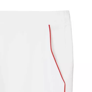 Lacoste Korte Broek Frans Tennisteam Wit