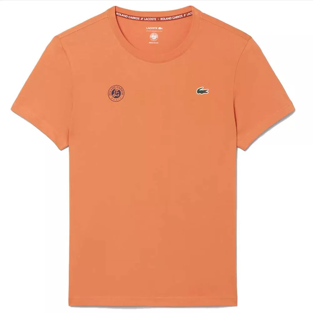 Lacoste Tennis Roland Garros T-shirt Oranje