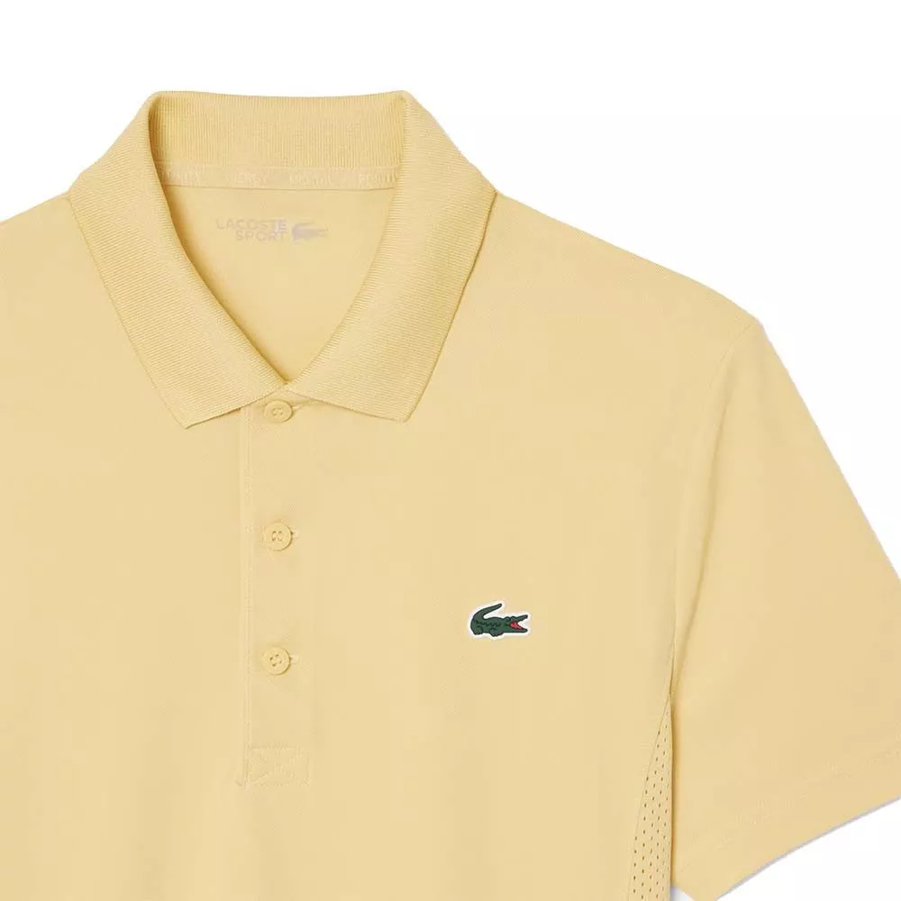 Lacoste Tennispolo Novak Djokovic Geel