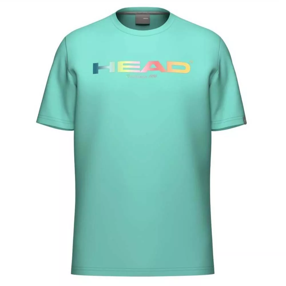 T-Shirt Head Rainbow Turquoise