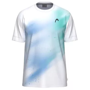 T-Shirt Head TopSpin Blanc / Turquoise