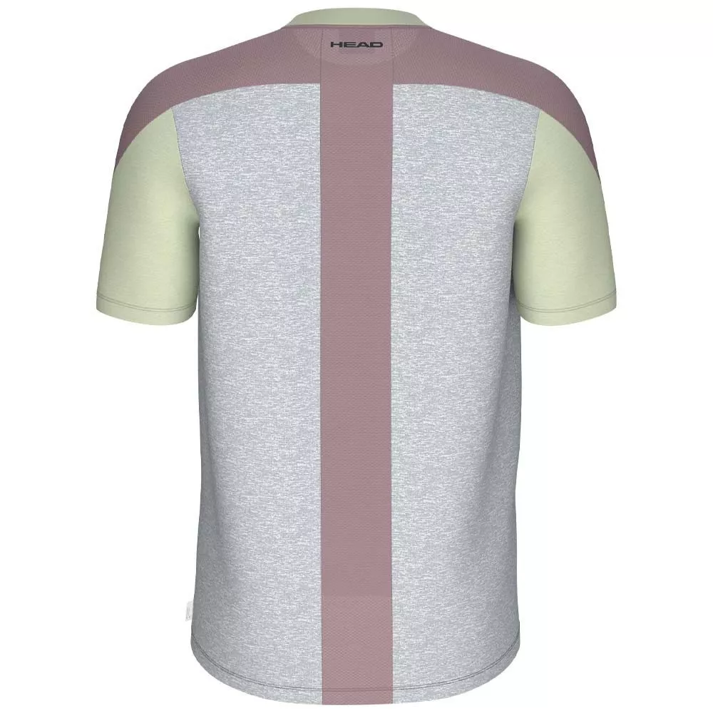 T-Shirt Head Play Tech 26 Gris chiné