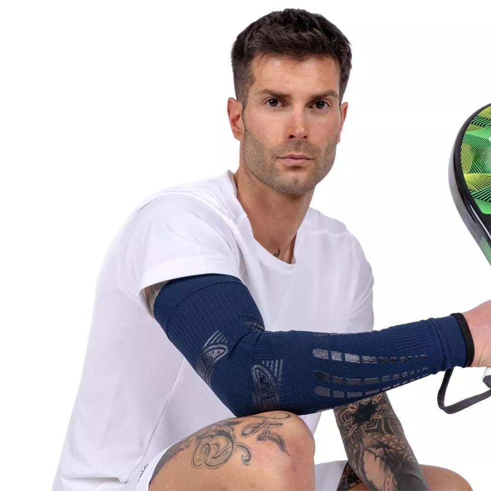 Floky NO-STRAIN Evolution Compressiemanchet Donkerblauw