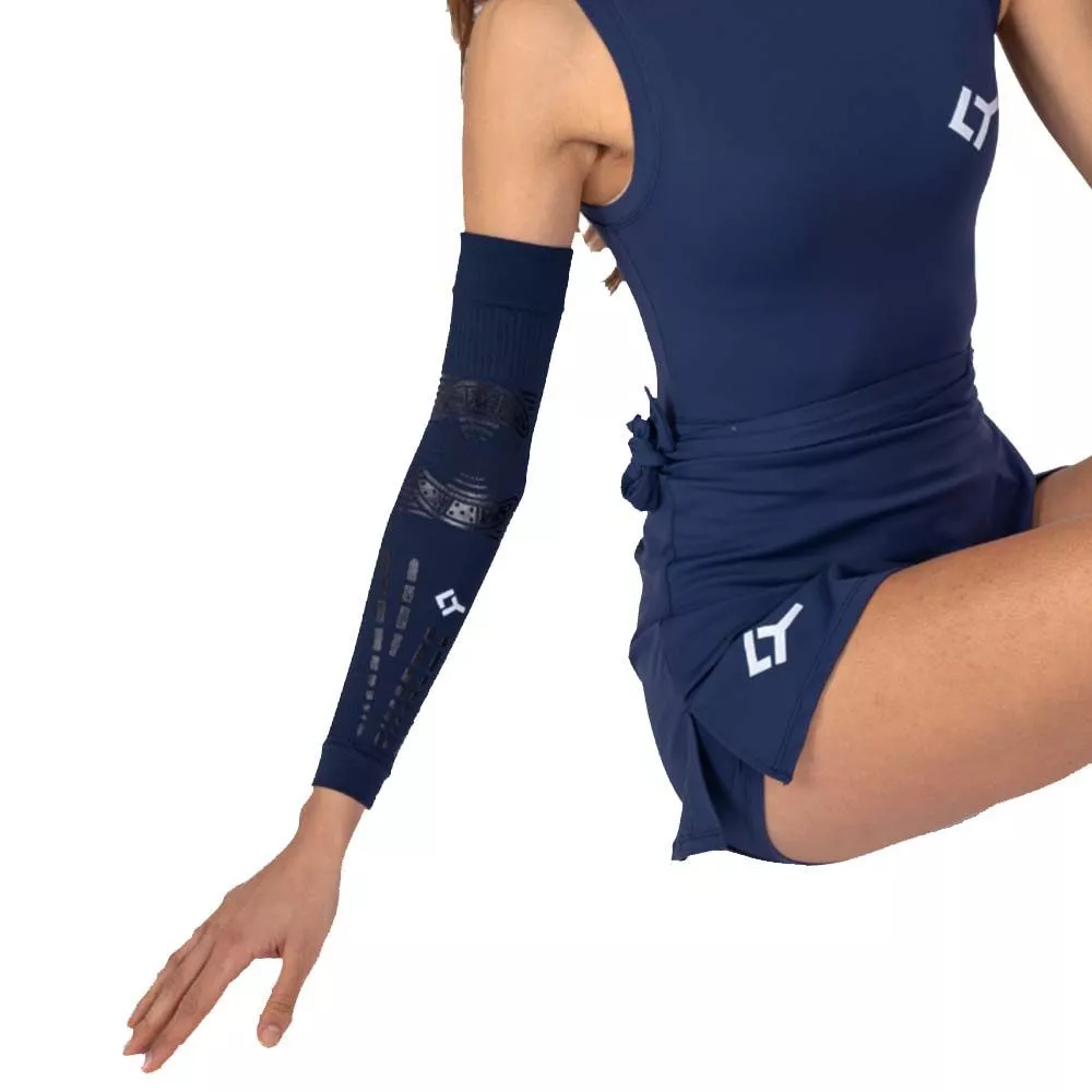 Floky NO-STRAIN Evolution Compressiemanchet Donkerblauw