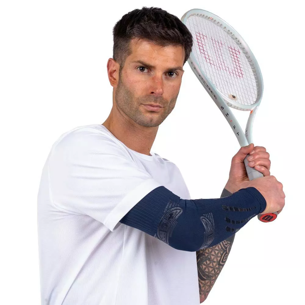 Floky NO-STRAIN Evolution Compressiemanchet Donkerblauw
