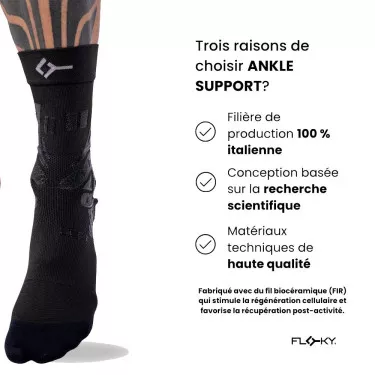 Enkelbrace Floky Ankle Support Links Zwart