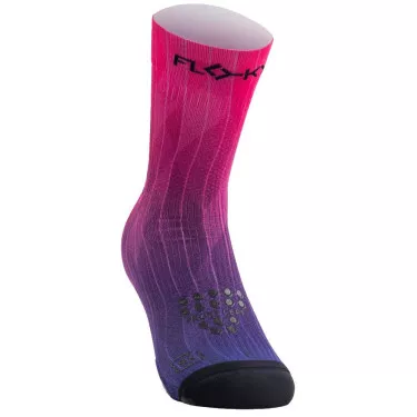 Floky S-MASH 3D FANTASY Compressiesokken Pink Nebula