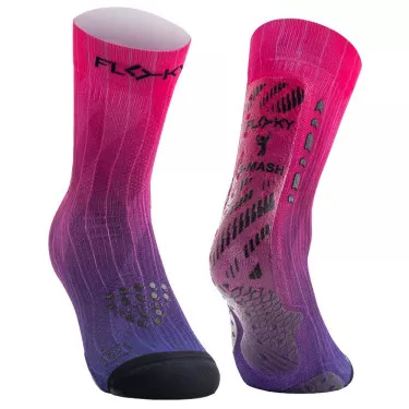 Floky S-MASH 3D FANTASY Compressiesokken Pink Nebula