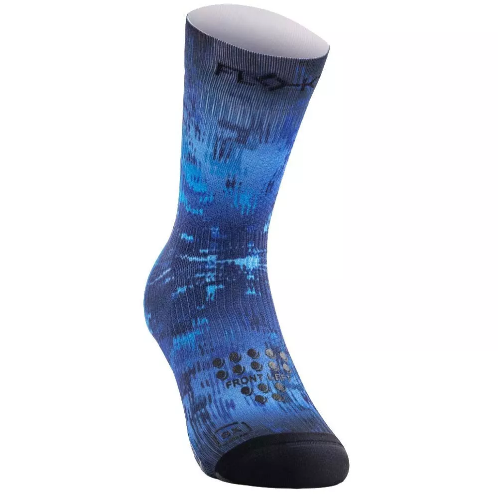 Floky S-MASH 3D FANTASY Compressiesokken - Blauw Supernova