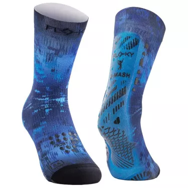 Floky S-MASH 3D FANTASY Compressiesokken - Blauw Supernova