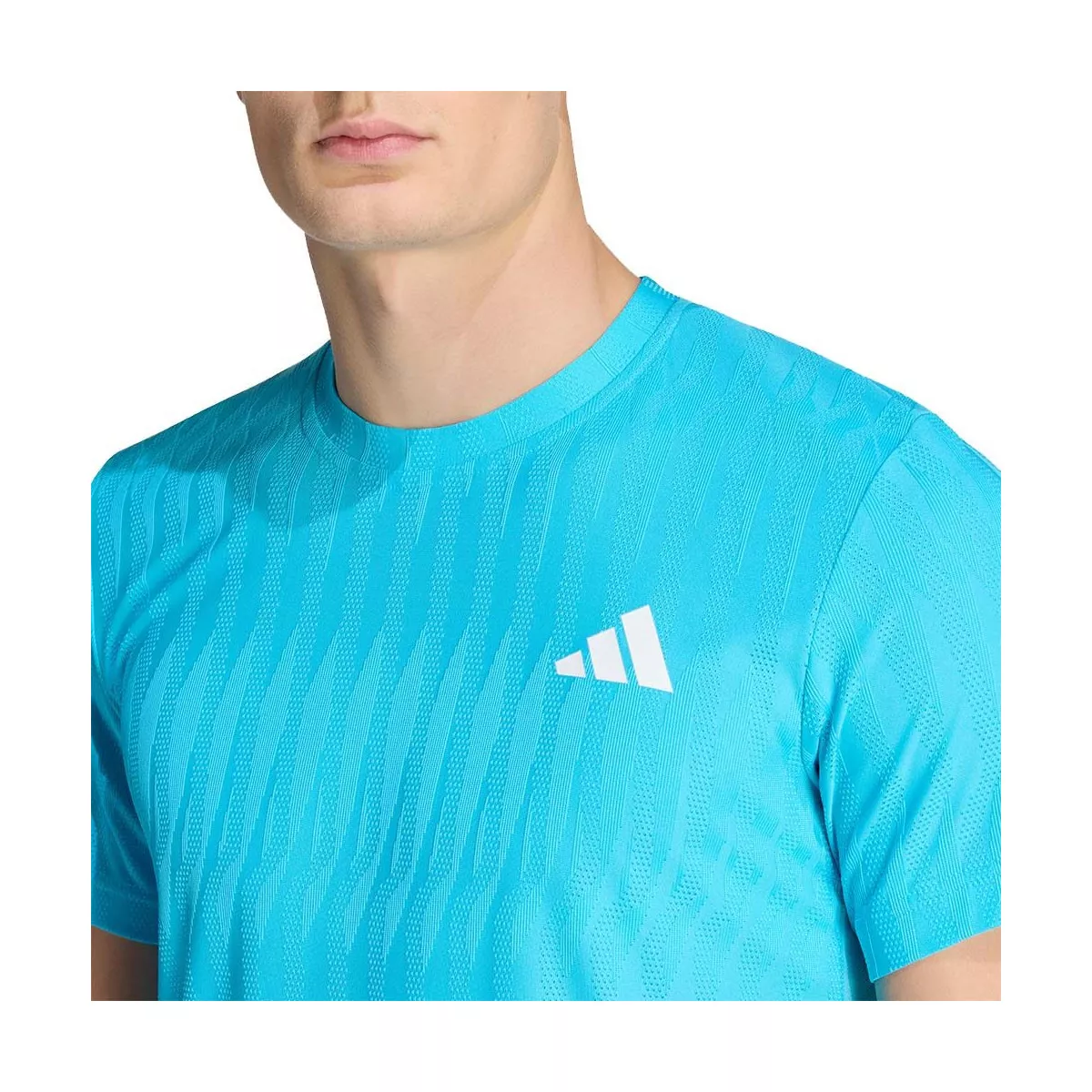 T-Shirt Adidas Climacool+ Airchill FreeLift Bleu ciel