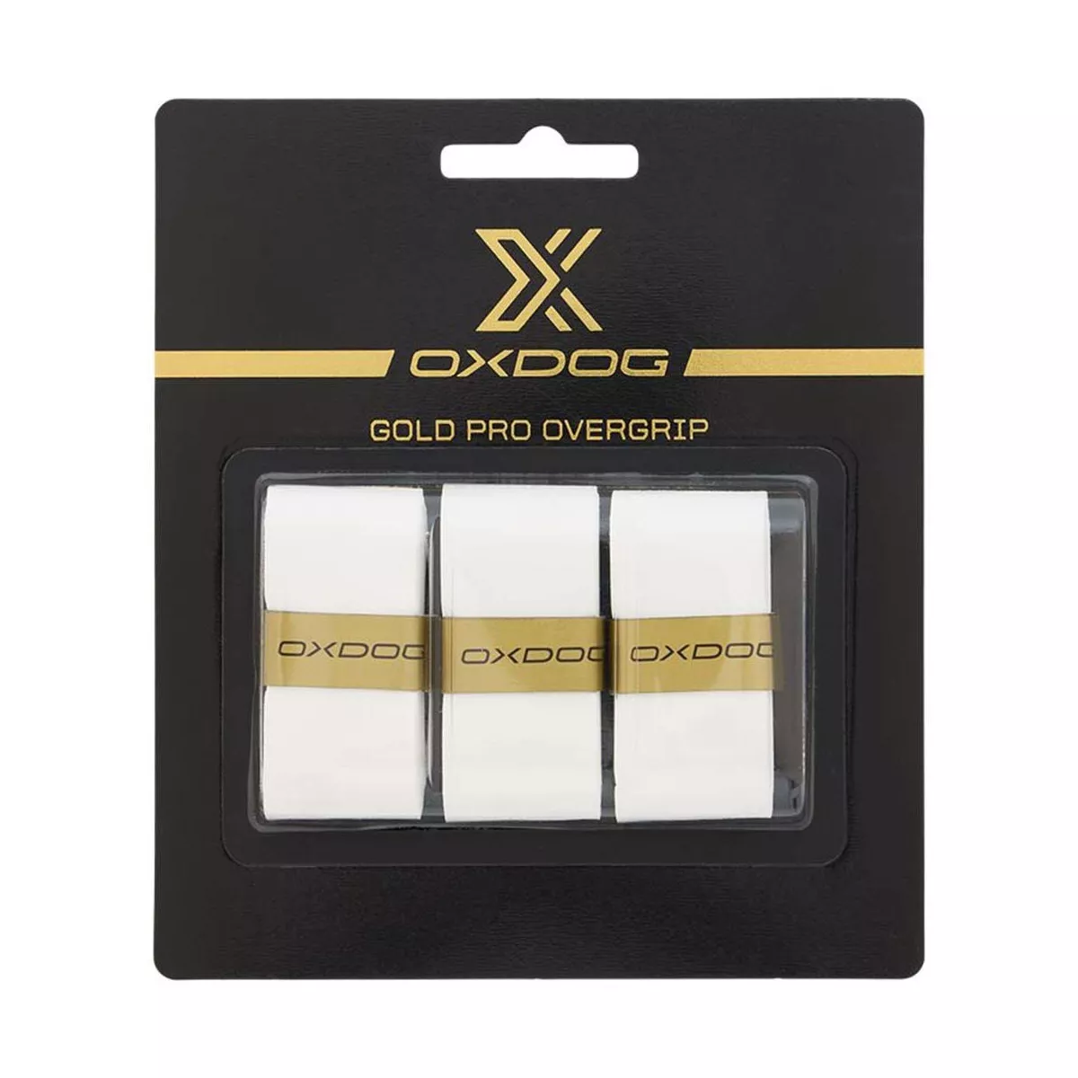 Oxdog Gold Pro Overgrips Wit x 3