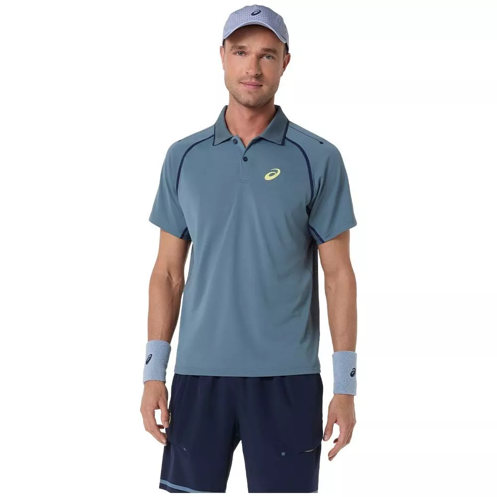 Polo Asics Match SS Gris