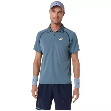 Polo Asics Match SS Gris