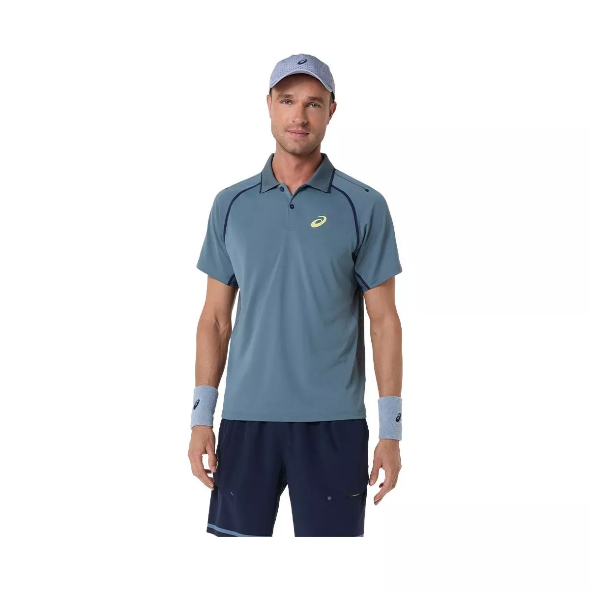 Polo Asics Match SS Gris