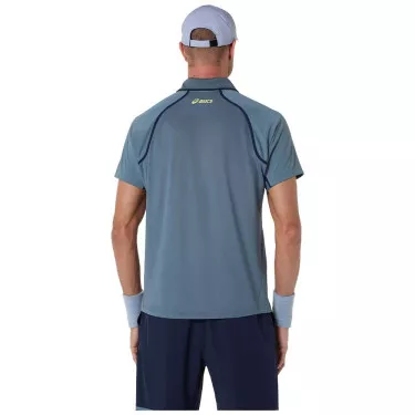 Polo Asics Match SS Gris