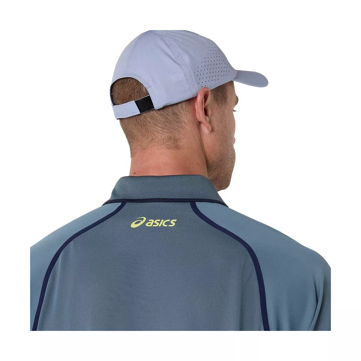 Polo Asics Match SS Gris