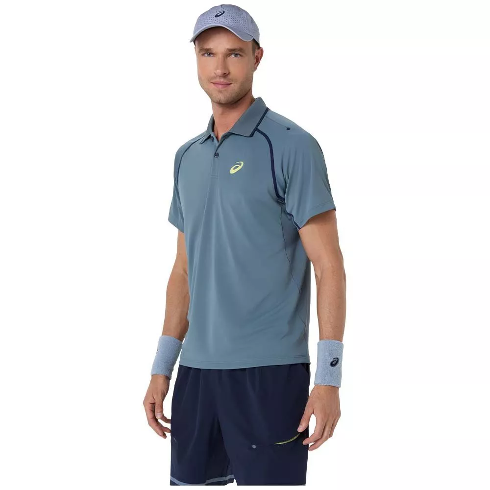 Polo Asics Match SS Gris
