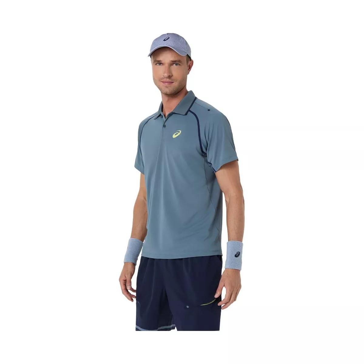 Polo Asics Match SS Gris