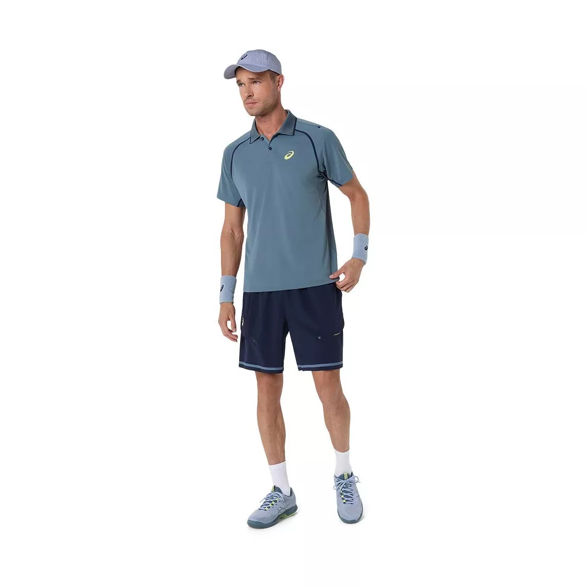 Polo Asics Match SS Gris