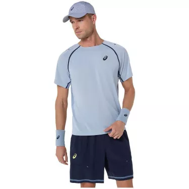 T-Shirt Asics Match SS Gris bleu
