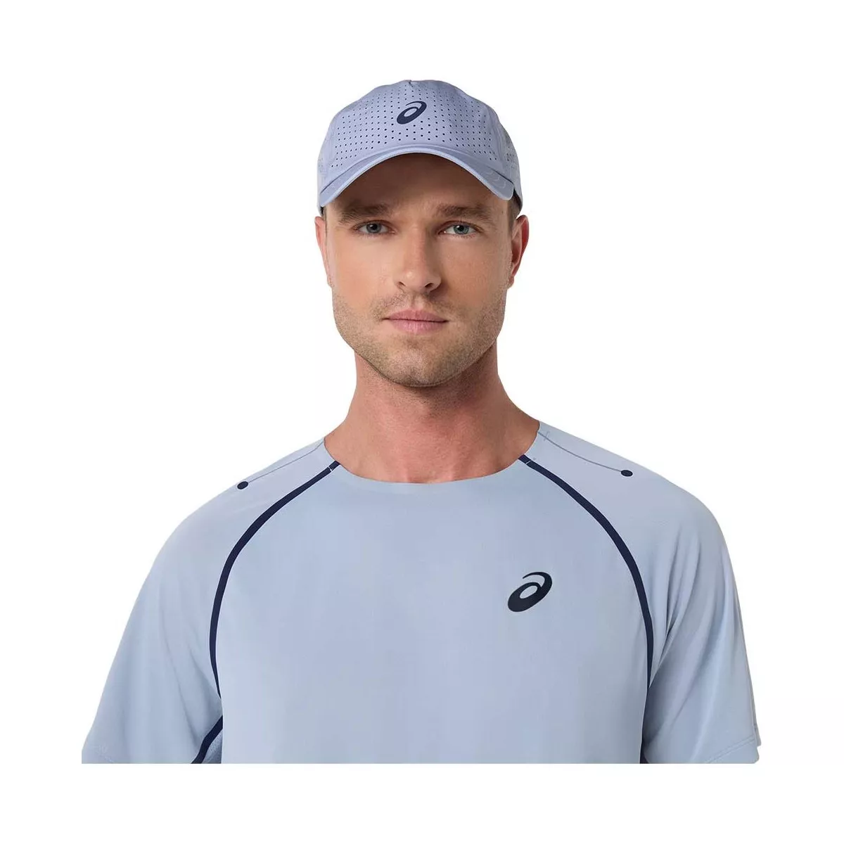 T-Shirt Asics Match SS Gris bleu