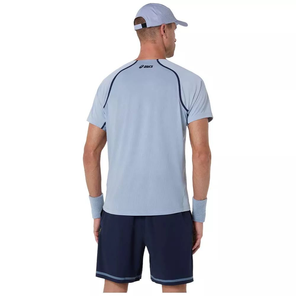 T-Shirt Asics Match SS Gris bleu