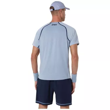 T-Shirt Asics Match SS Gris bleu