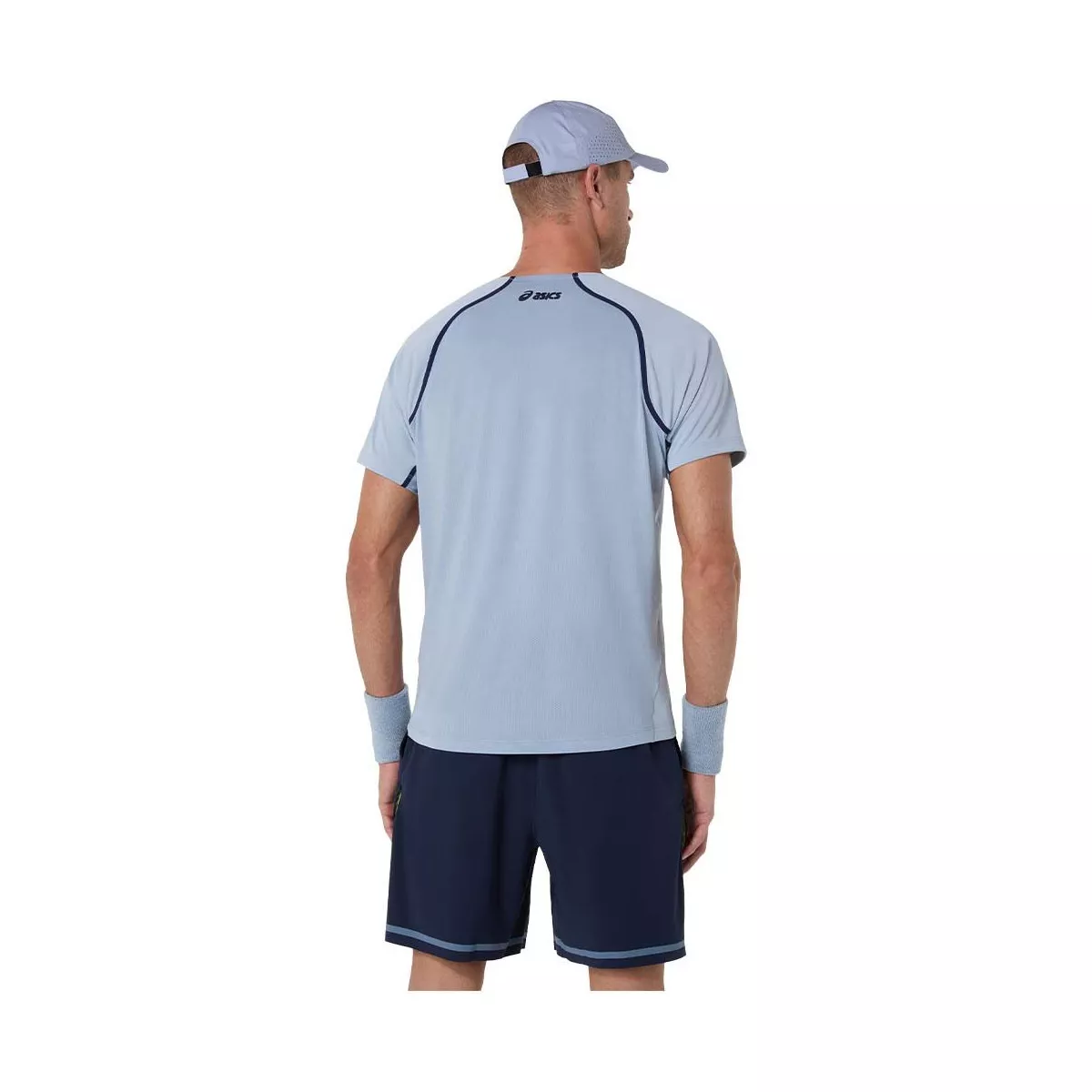 T-Shirt Asics Match SS Gris bleu