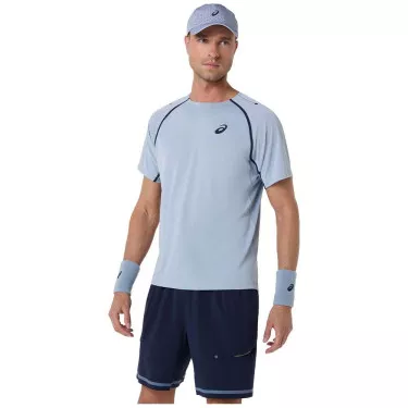 T-Shirt Asics Match SS Gris bleu
