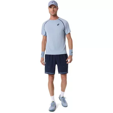 T-Shirt Asics Match SS Gris bleu