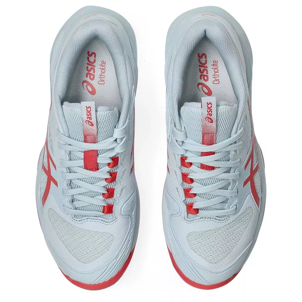 Chaussures Asics Gel Solution Speed FF 4 Femme Bleu pastel / Rouge