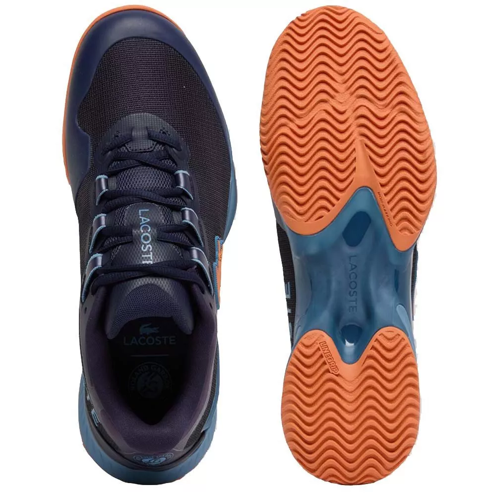 Lacoste AG-LT Ultra Roland Garros Gravel Tennisschoenen Donkerblauw