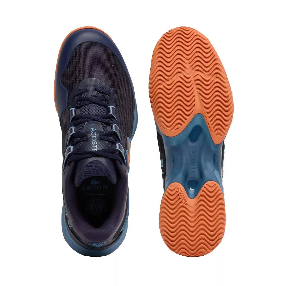 Lacoste AG-LT Ultra Roland Garros Gravel Tennisschoenen Donkerblauw