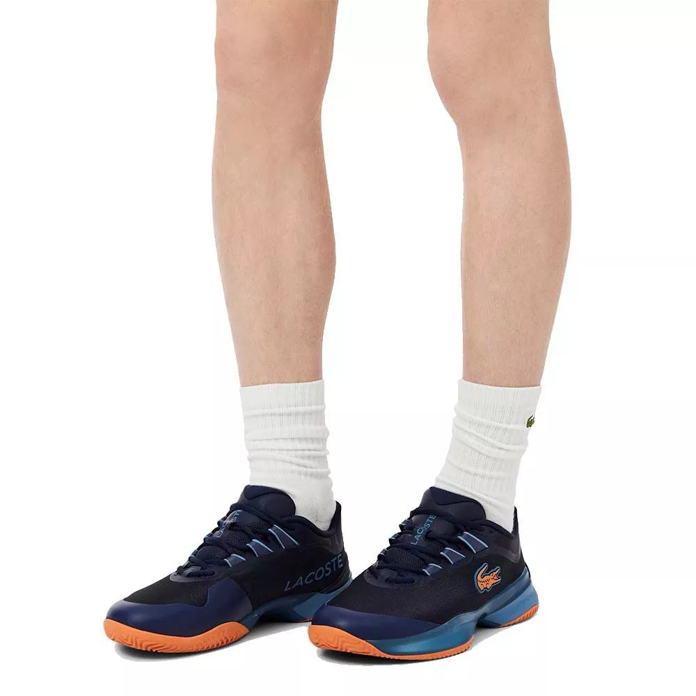 Lacoste AG-LT Ultra Roland Garros Gravel Tennisschoenen Donkerblauw