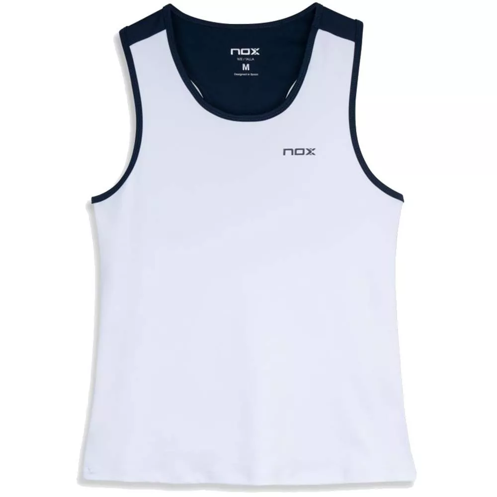 Nox Team 26 Dames Top Wit / Marineblauw